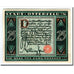 Banknote, Germany, Osterfeld, 25 Pfennig, personnage, 1921, 1921-12-15, UNC(63)