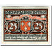 Banknote, Germany, Lippspringe, 25 Pfennig, chevaux, 1921, 1921-05-28, UNC(63)