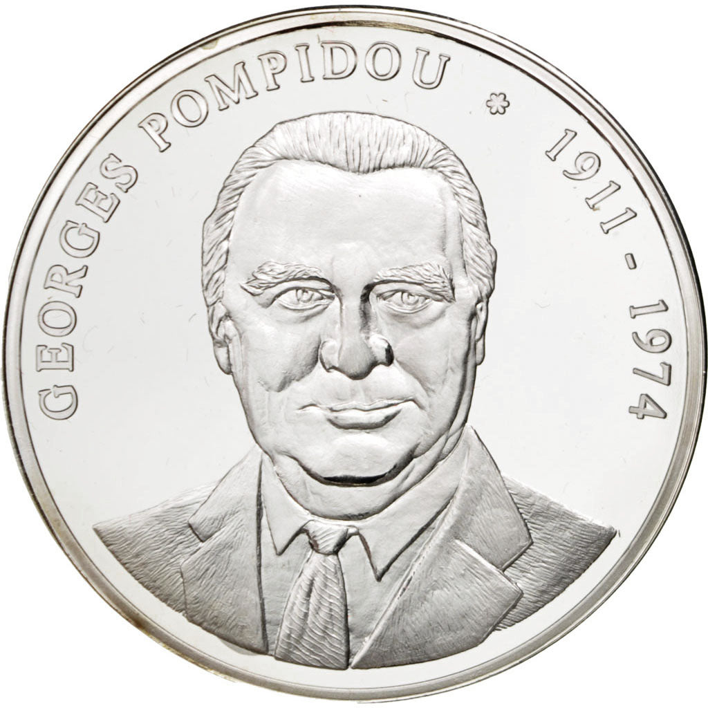 Francia, Medal, French Fifth Republic, History, FDC, Argento