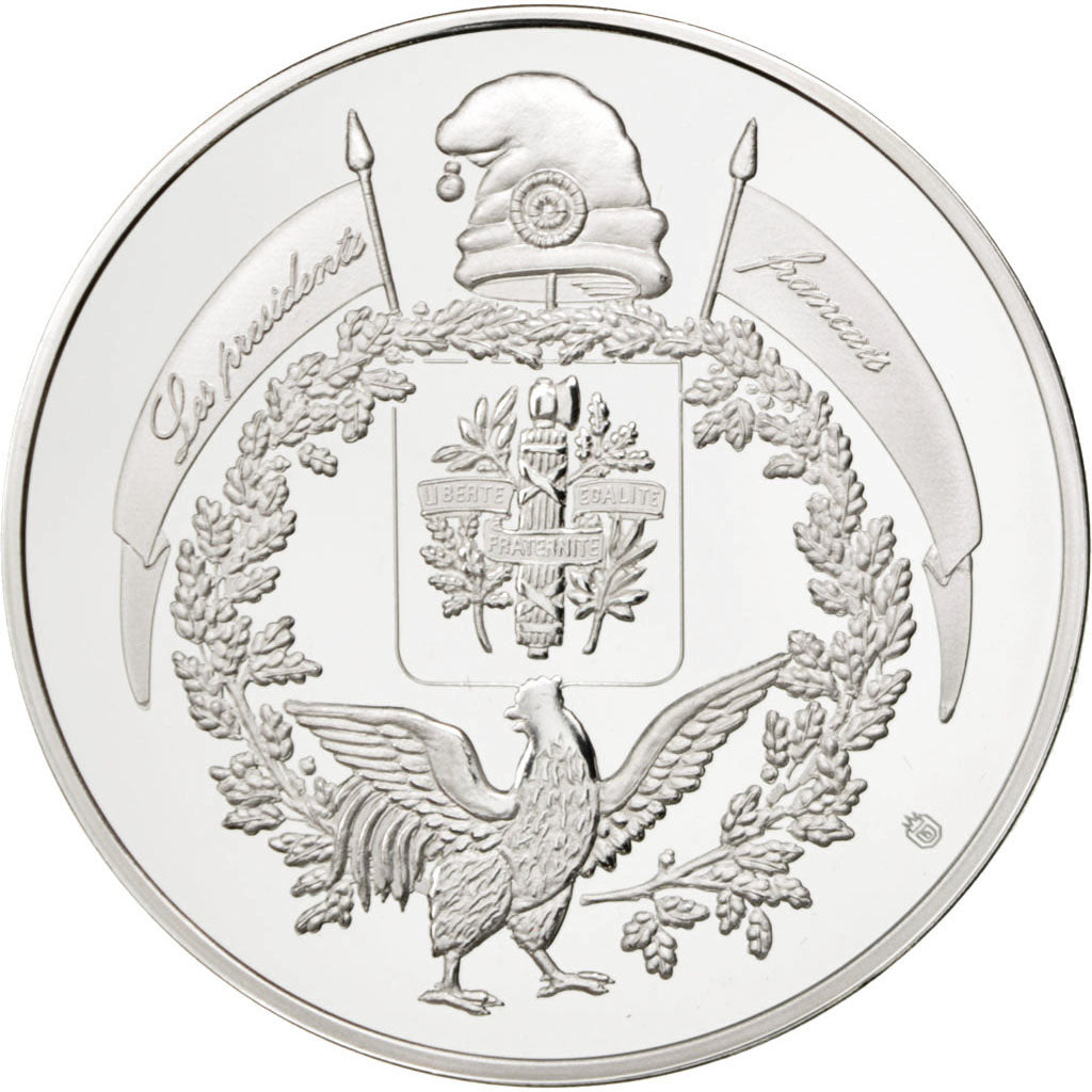 Francia, Medal, French Fifth Republic, History, FDC, Argento