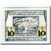 Banconote, Germania, Arendsee, 10 Pfennig, personnage, 1922, SPL, Mehl:41.1