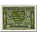 Biljet, Duitsland, Auerbach, 50 Pfennig, Blason, 1921, 1921-07-01, SPL