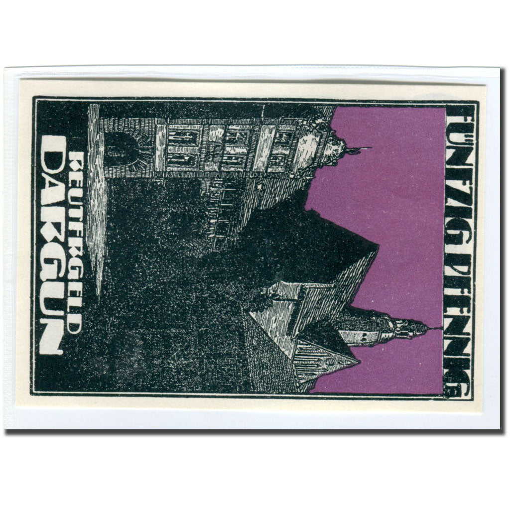 Banknote, Germany, Dargun, 50 Pfennig, batiment 1, 1922, UNC(63), Mehl:257.1