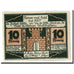 Geldschein, Deutschland, Domitz Stadt, 10 Pfennig, paysage, 1922, UNZ-
