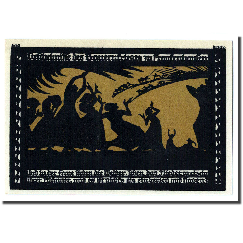 Geldschein, Deutschland, Frankenhausen am K., 50 Pfennig, personnage 3, 1922