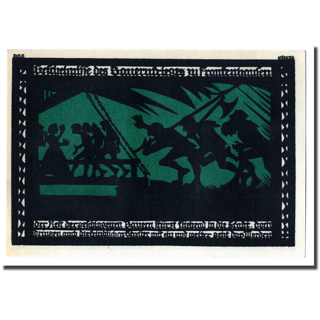 Geldschein, Deutschland, Frankenhausen am K., 50 Pfennig, personnage 5, 1922