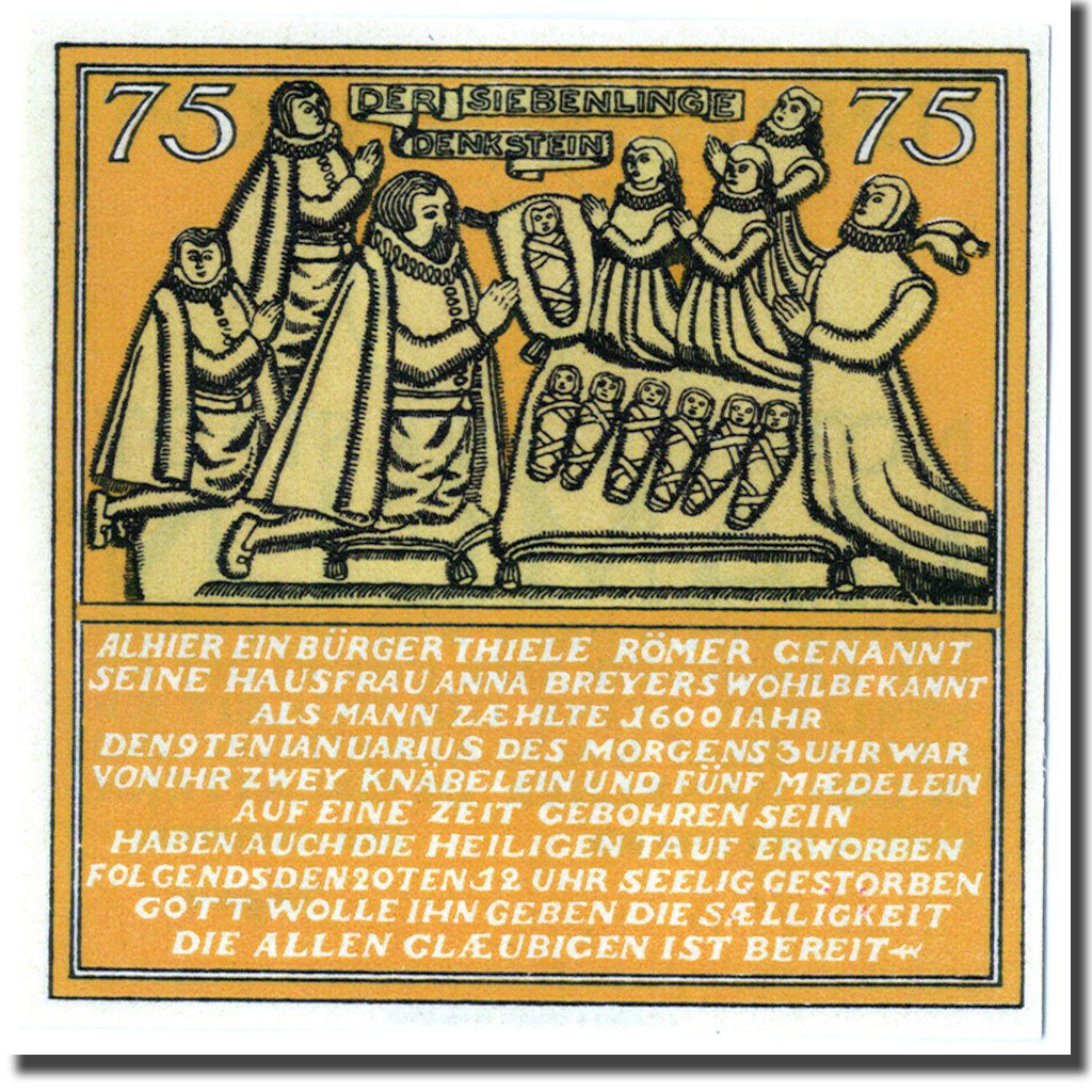 Banknote, Germany, Hameln, 75 Pfennig, personnage 2, 1921, 1921-06-01, UNC(63)