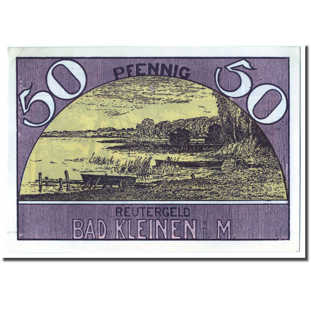 Geldschein, Deutschland, Kleinen, 50 Pfennig, paysage, 1922, UNZ-, Mehl:705.1