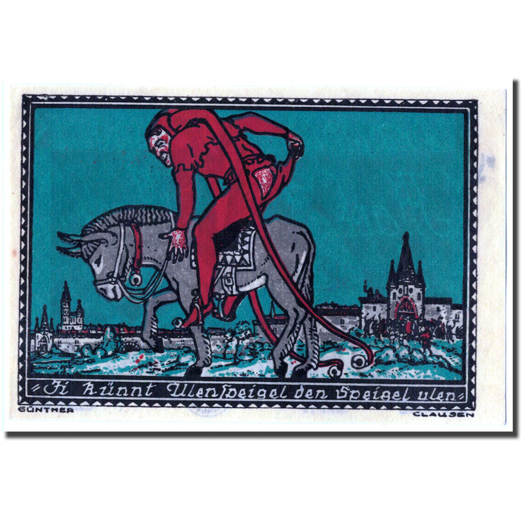 Geldschein, Deutschland, Kneitlingen, 1 Mark, personnage 1, 1921, 1921-07-01