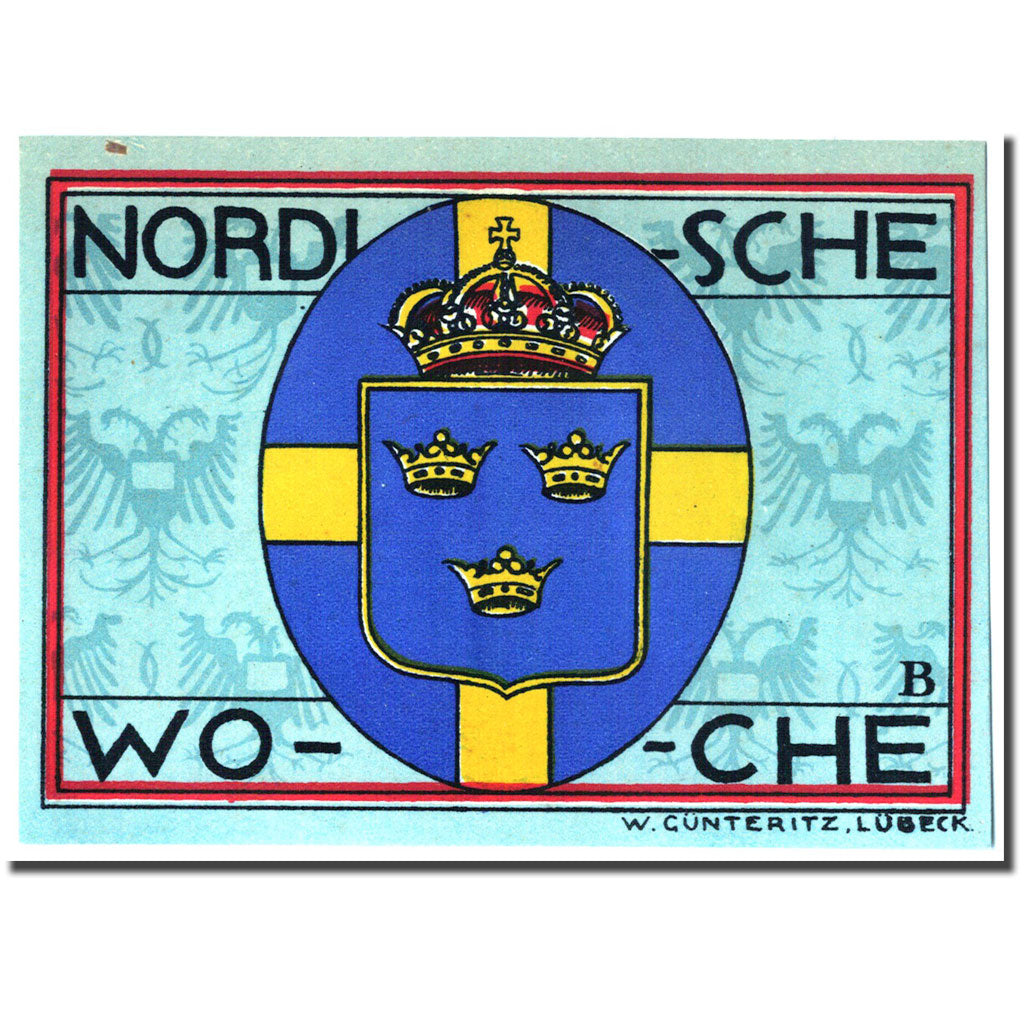 Banknote, Germany, Lübeck, 50 Pfennig, Blason, 1921, 1921-09-11, UNC(63)