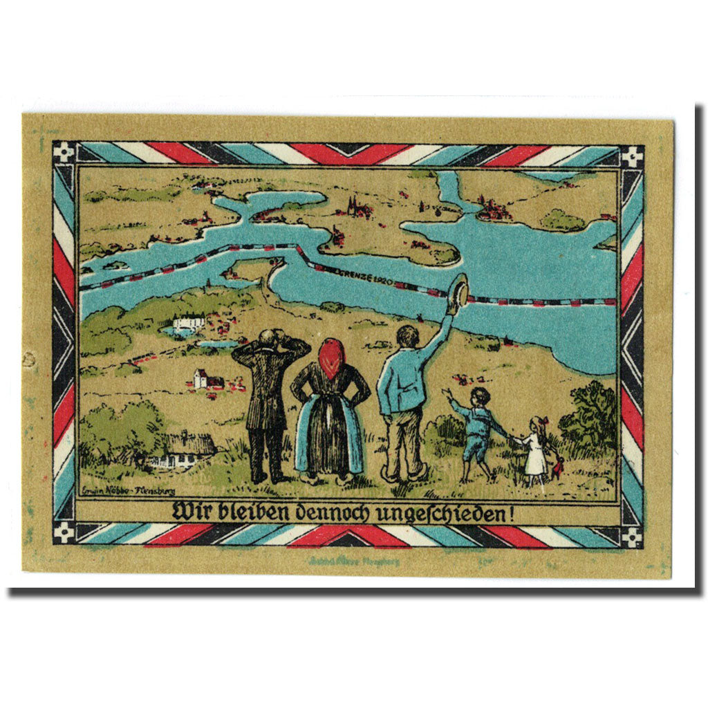 Banknote, Germany, Lutzhoft, 1 Mark, personnage, 1920, 1920-07-01, UNC(63)