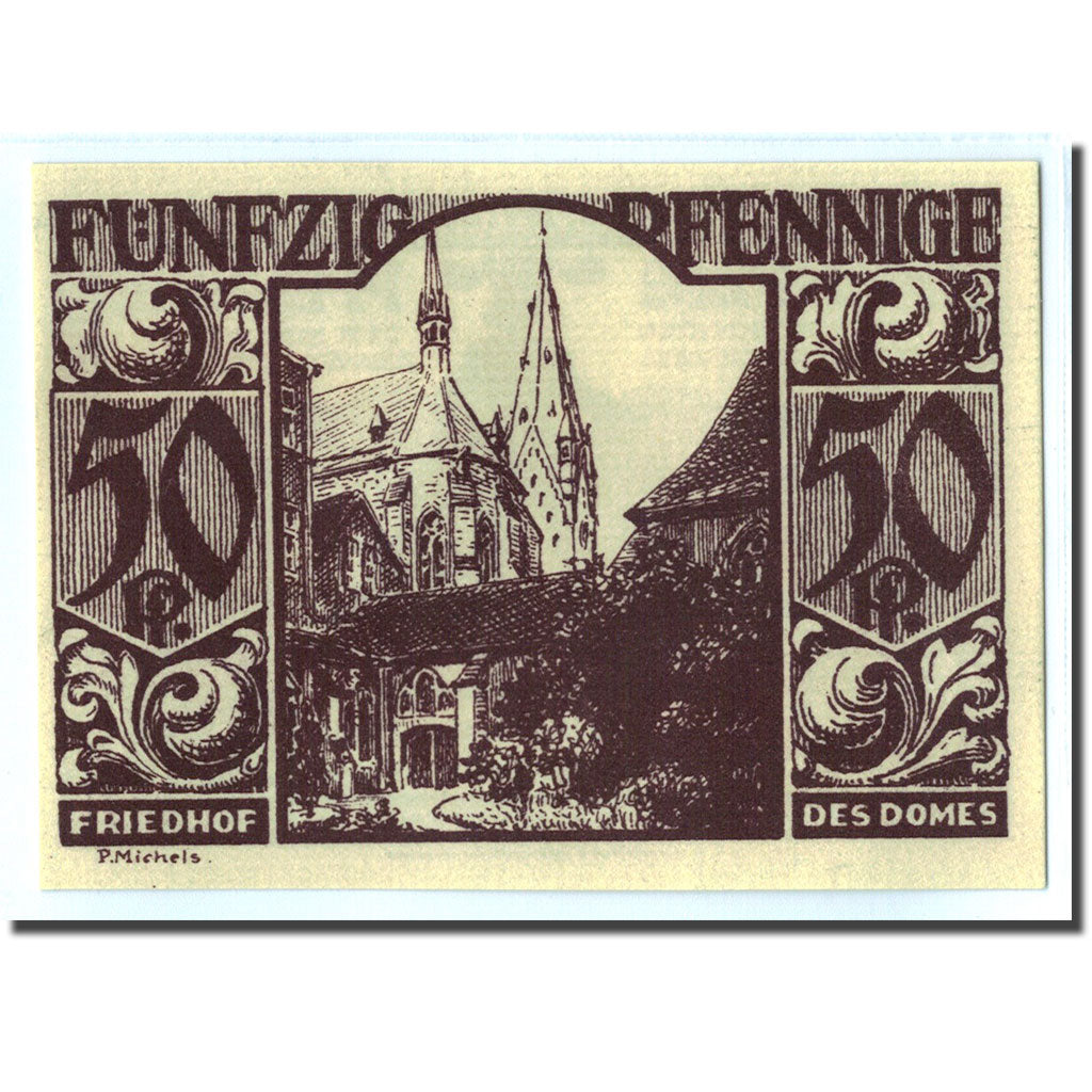 Banknote, Germany, Paderborn, 50 Pfennig, personnage 1, 1921, 1921-11-10