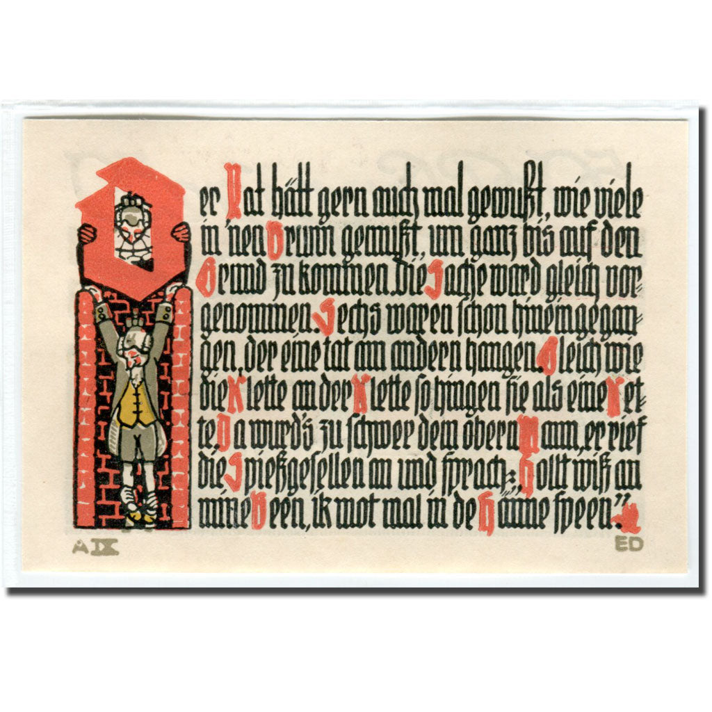 Banknote, Germany, Schoppenstedt, 50 Pfennig, Texte, 1921, 1921-12-31, UNC(63)