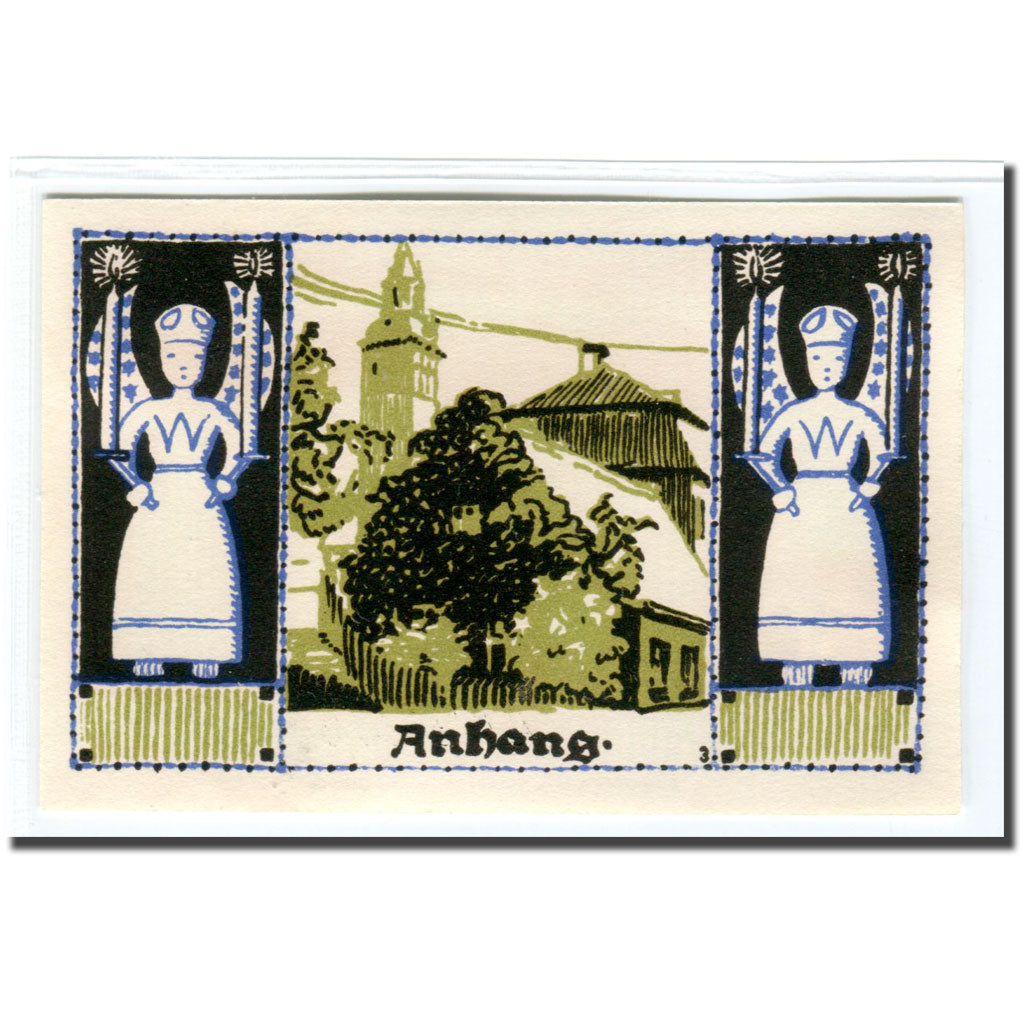 Banknote, Germany, Schneeberg, 50 Pfennig, paysage 4, 1921, UNC(63), Mehl:1190.1