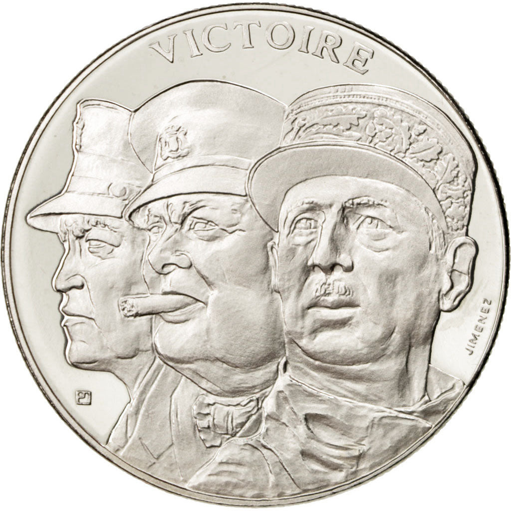 Francia, Medal, French Fifth Republic, History, Jimenez, FDC, Nichel