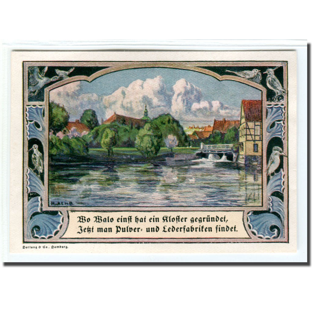 Geldschein, Deutschland, Walsrode, 1 Mark, paysage 1, 1922, 1922-04-30, UNZ-