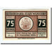 Banknote, Germany, Wunstorf, 75 Pfennig, Batiment, 1922, 1922-12-31, UNC(63)