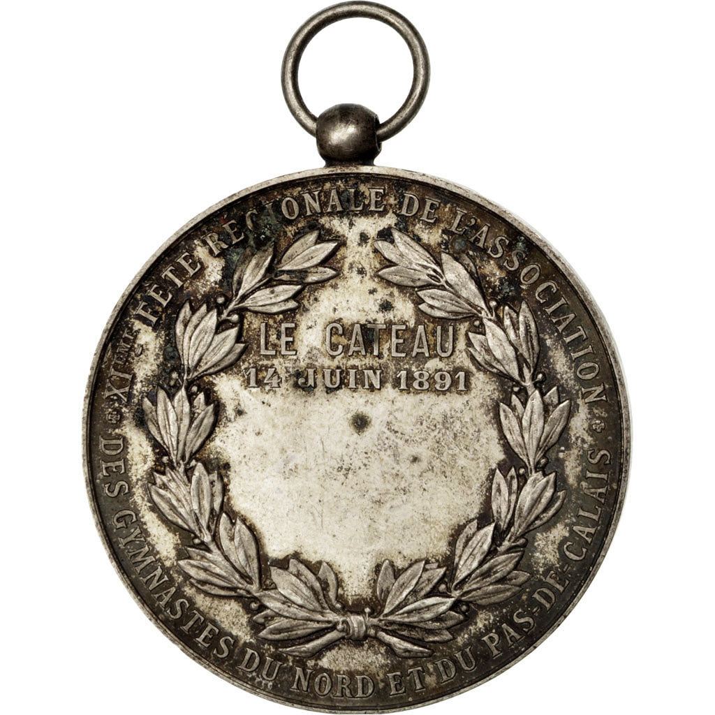 France, Medal, French Third Republic, Sports & leisure, VF(30-35), Bronze