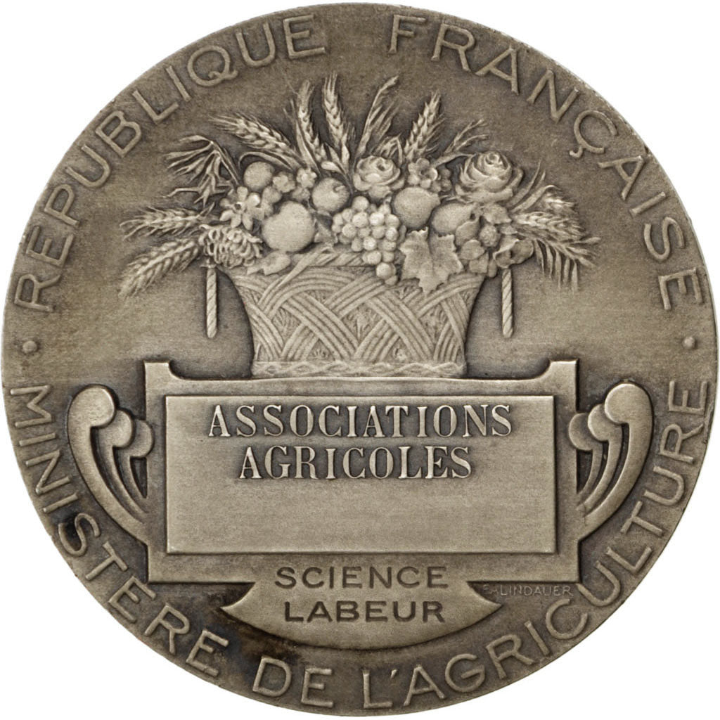 France, Medal, French Third Republic, Business & industry, Lagrange, SUP, Argent