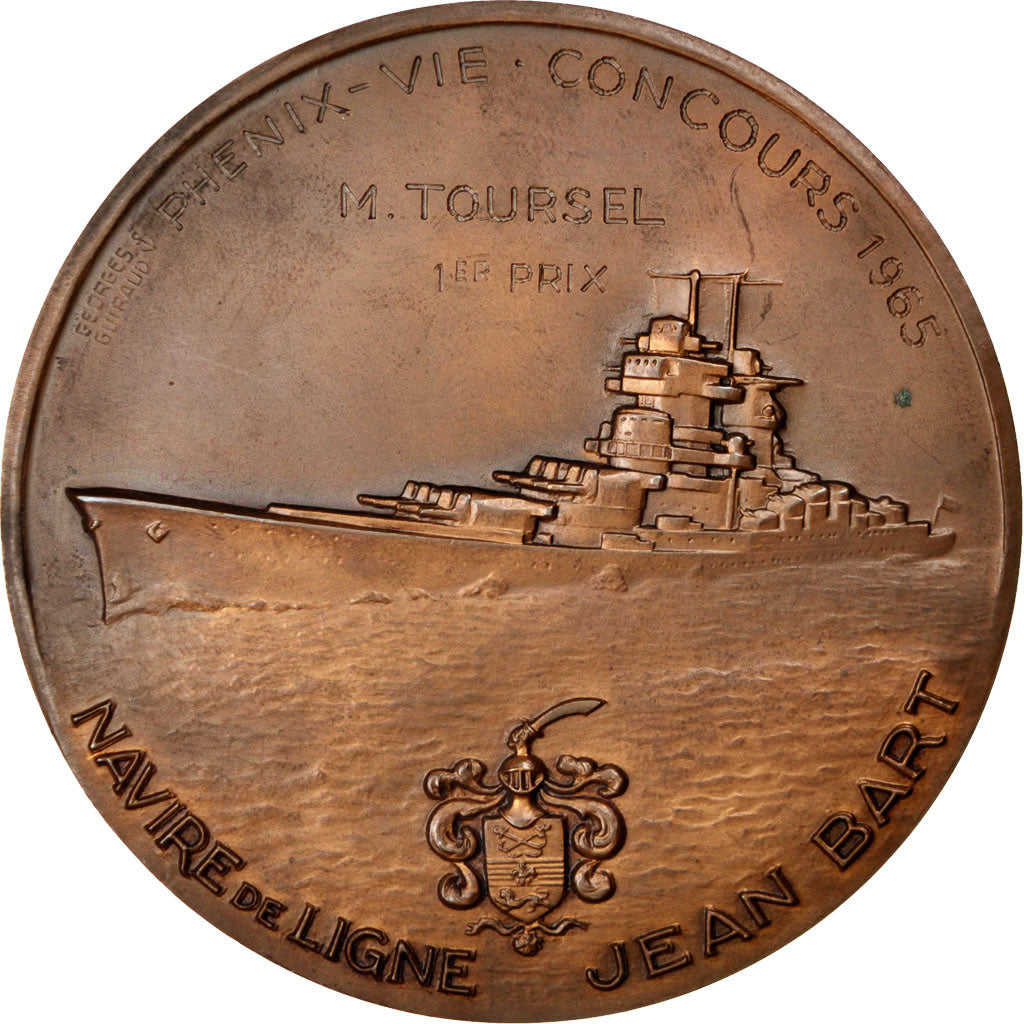 Frankreich, Medal, French Fifth Republic, Shipping, Guiraud, VZ, Bronze