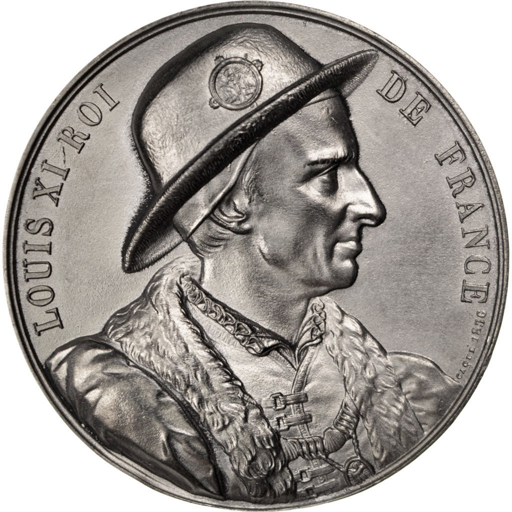 France, Medal, French Third Republic, History, Caqué, MS(60-62), Tin