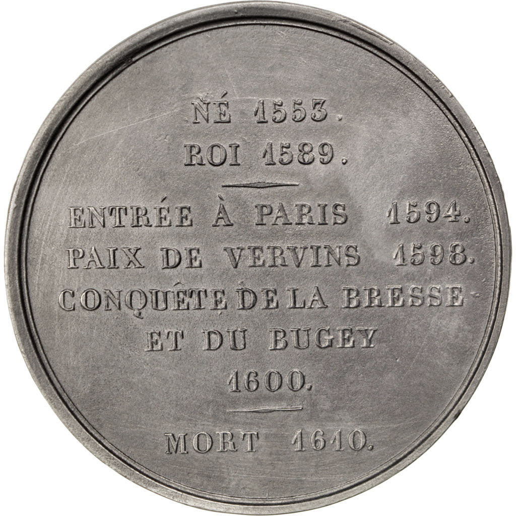 France, Medal, French Third Republic, History, Caqué, MS(60-62), Tin