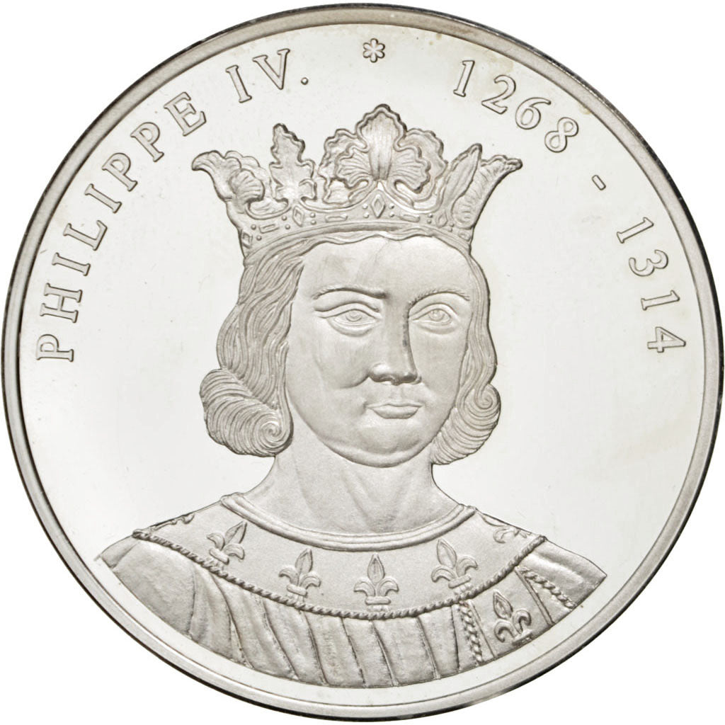 France, Medal, French Fifth Republic, History, MS(65-70), Silver