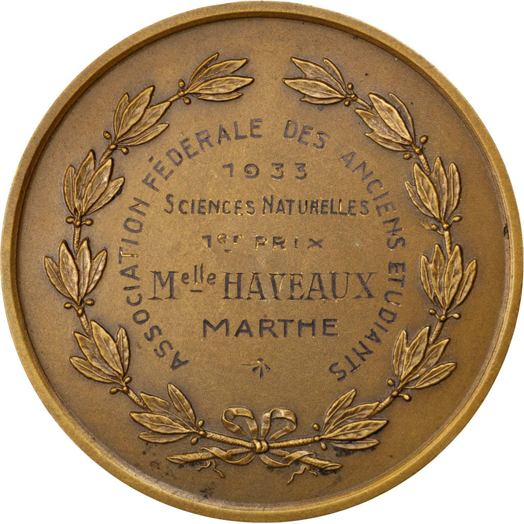 Frankreich, Medal, French Third Republic, Sciences & Technologies, VZ+, Bronze