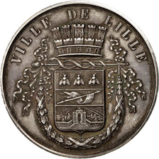 Francja, Medal, Trzecia Republika Francuska, Flora, Esparon, AU(55-58), Srebro