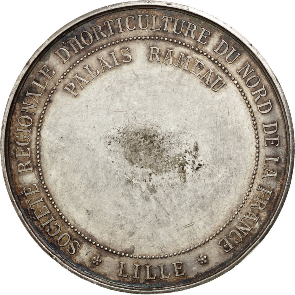 Francja, Medal, Trzecia Republika Francuska, Flora, Esparon, AU(55-58), Srebro