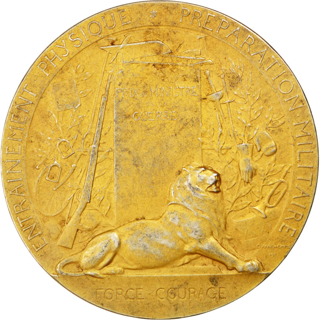 Frankrijk, Medal, French Third Republic, Politics, Society, War, Grandhomme, ZF