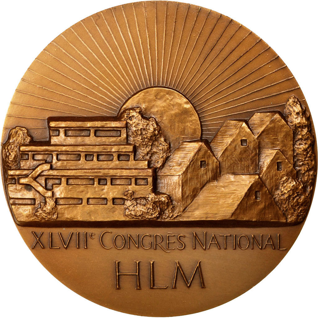 France, Medal, French Fifth Republic, Politics, Society, War, FDC, Bronze