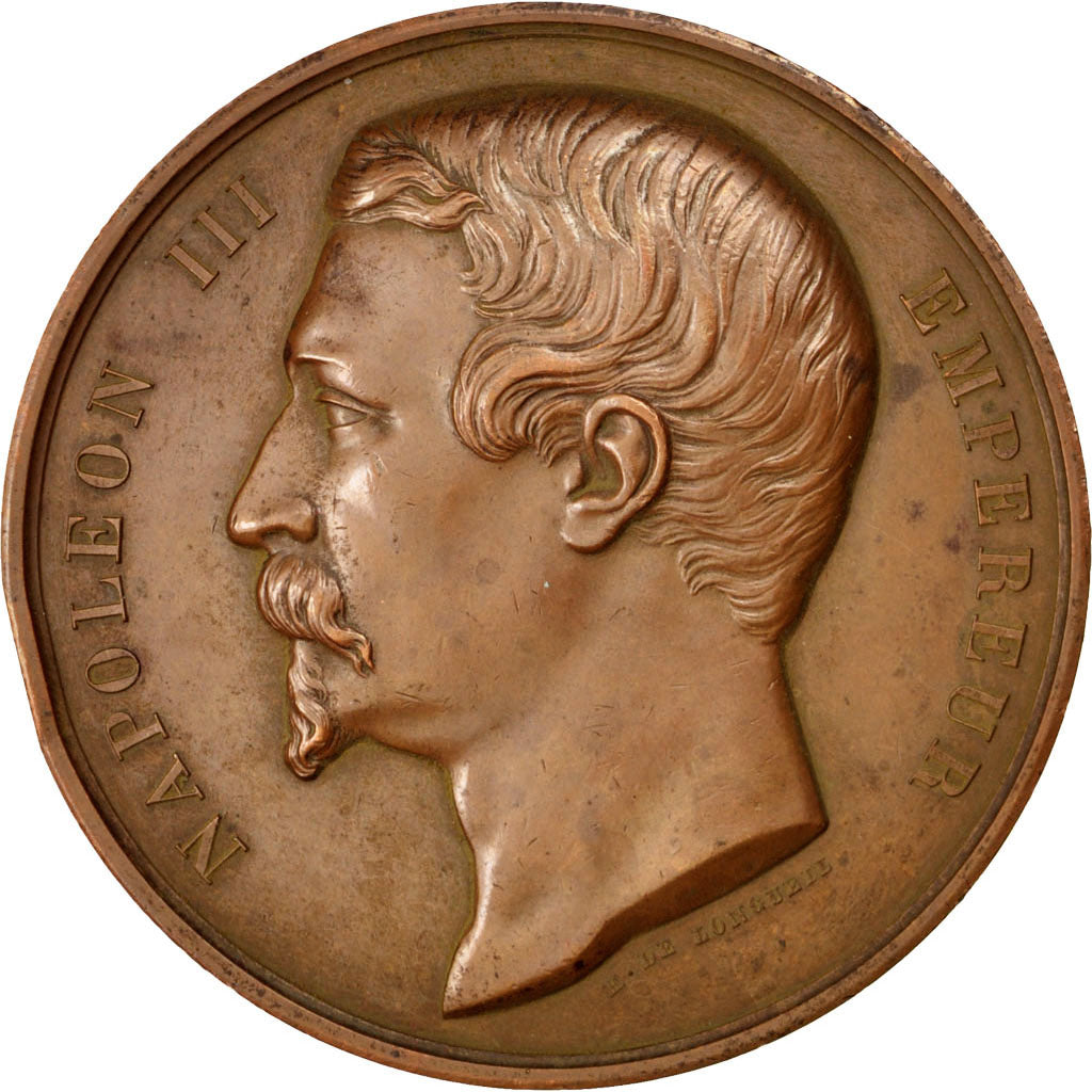 France, Medal, Second French Empire, Business & industry, De Longueil