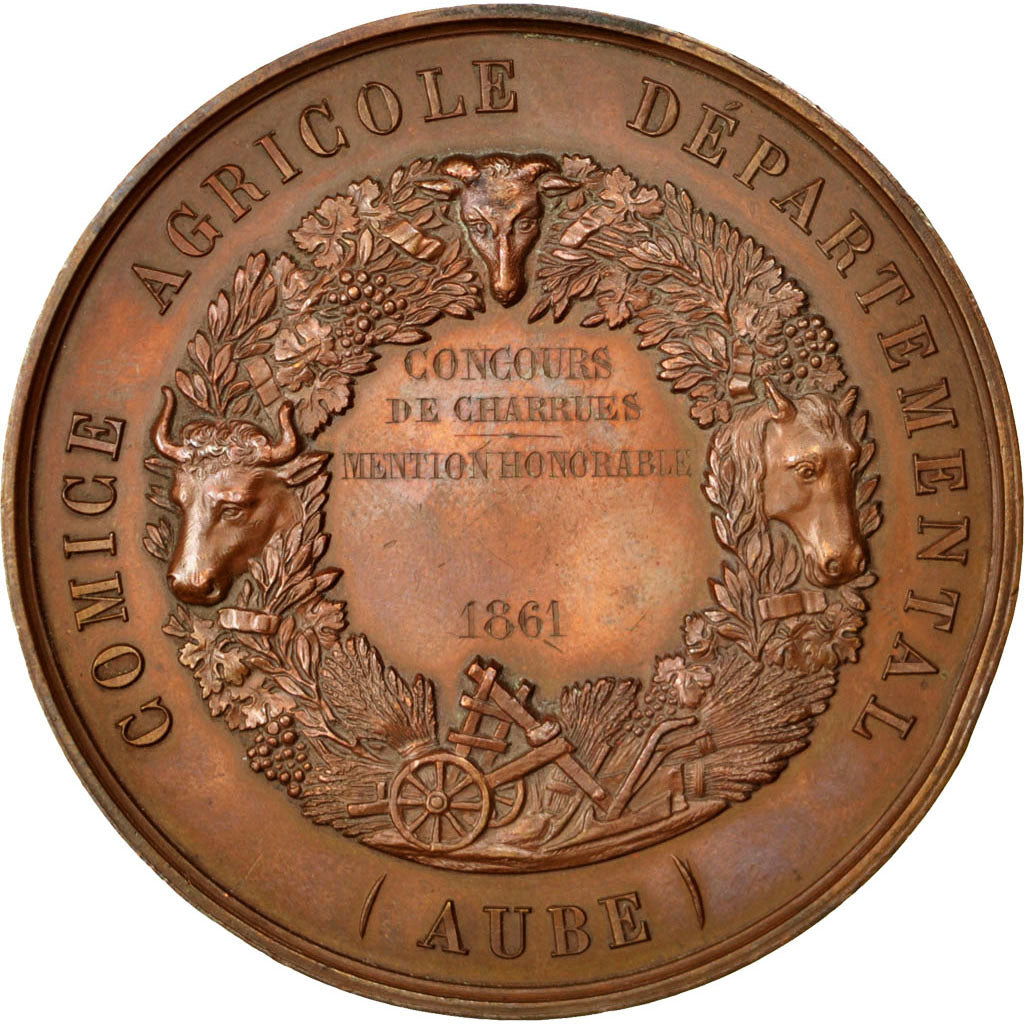 France, Medal, Second French Empire, Business & industry, De Longueil