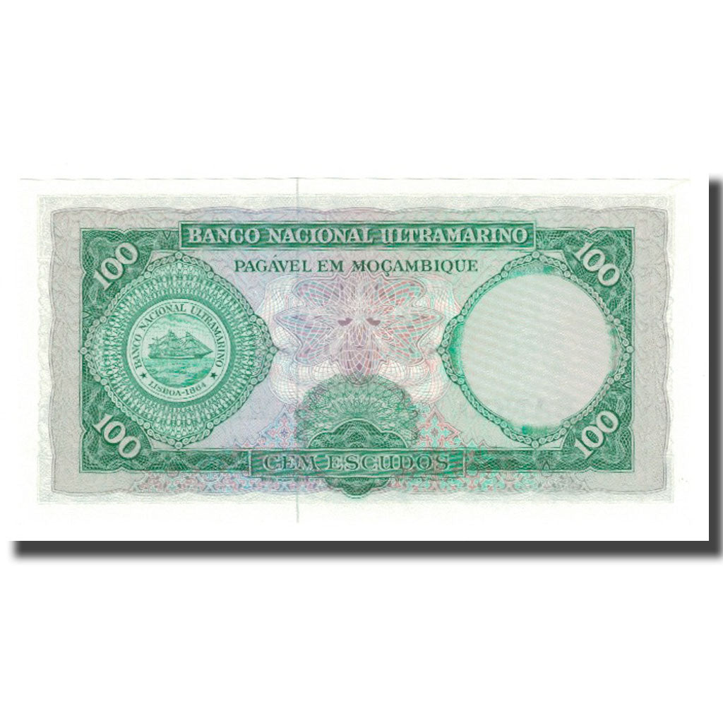 Nota, Moçambique, 100 Escudos, Undated (1976), KM:117a, UNC(65-70)