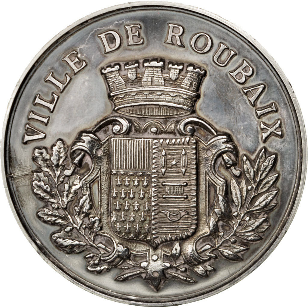 France, Medal, French Third Republic, Flora, AU(55-58), Silver