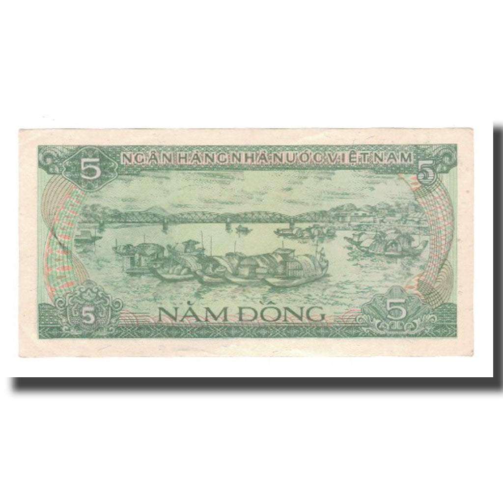Banconote, Vietnam, 5 D<ox>ng, 1985, KM:92a, SPL