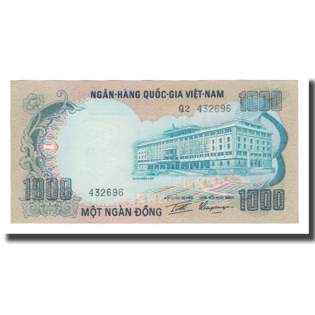 Billete, 1000 D<ox>ng, Undated (1972), Vietnam del Sur, KM:34a, SC