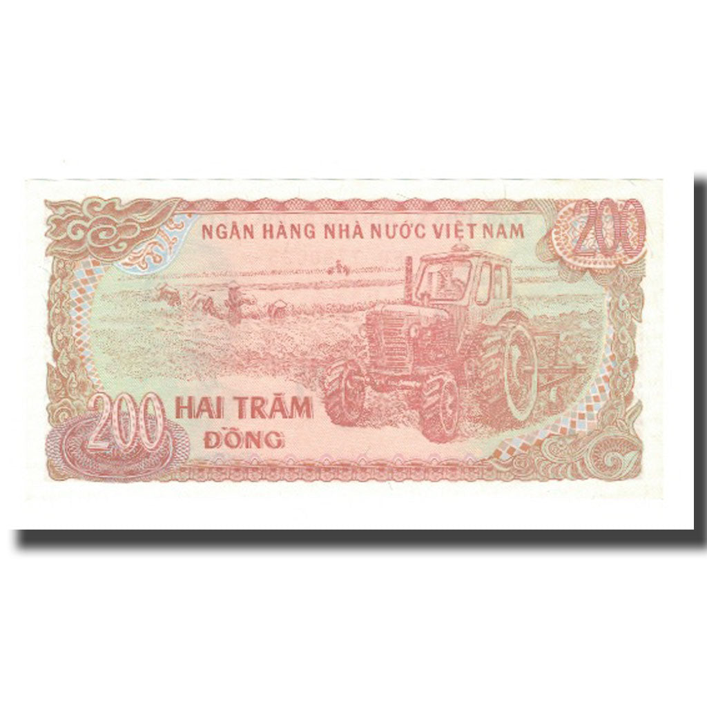 Billete, 200 D<ox>ng, 1987, Vietnam, KM:100c, UNC