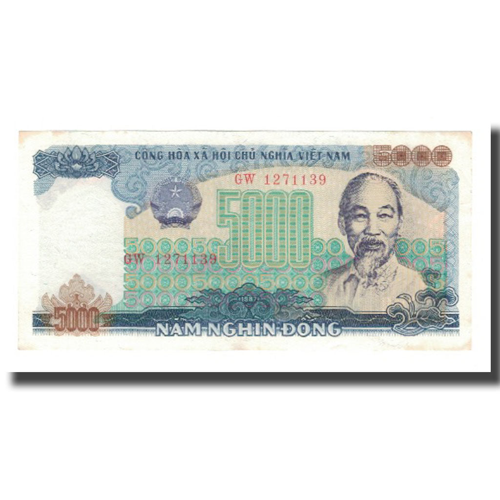 Banknote, Vietnam, 5000 D<ox>ng, 1987 (1989), KM:104a, UNC(63)