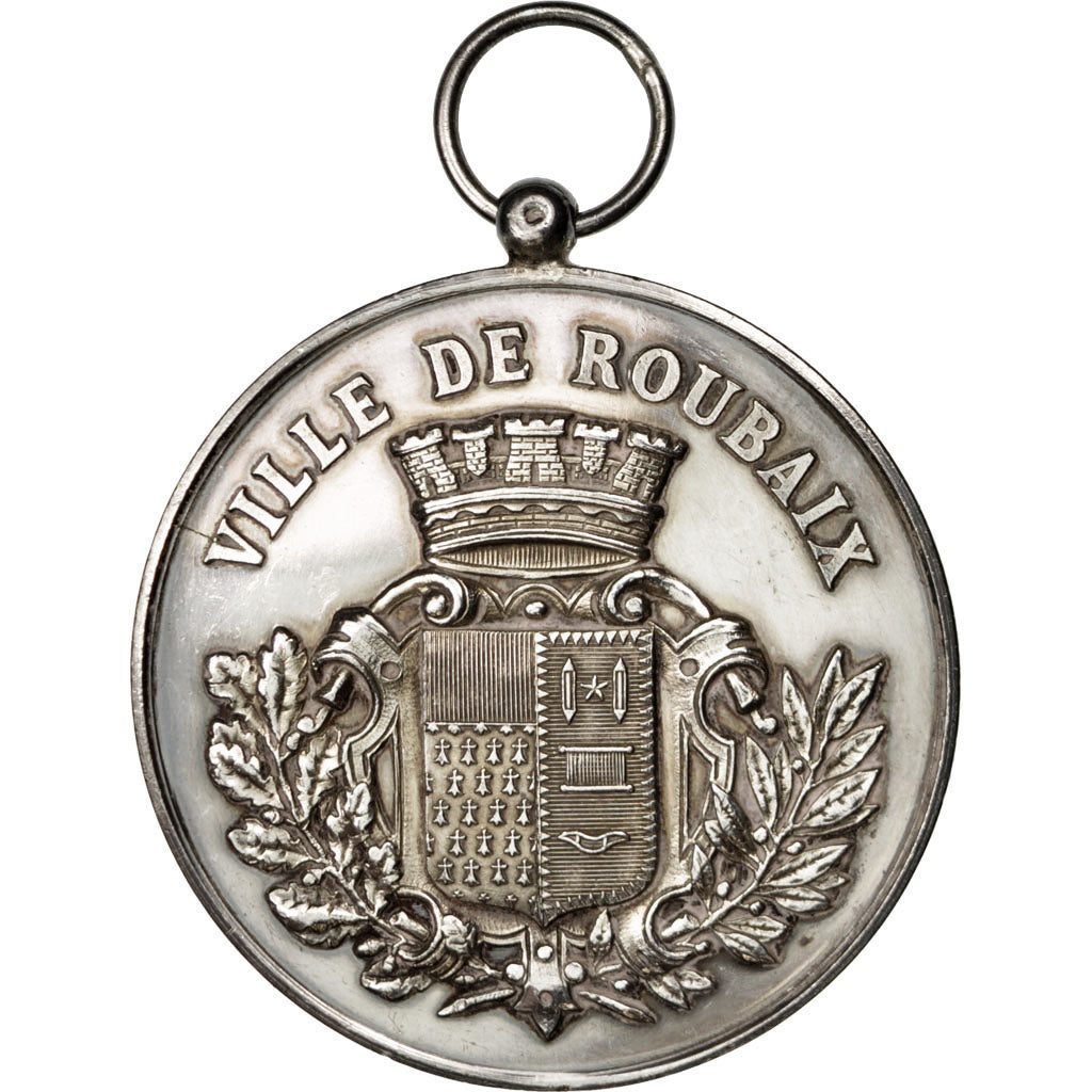France, Medal, French Third Republic, Flora, AU(55-58), Silver