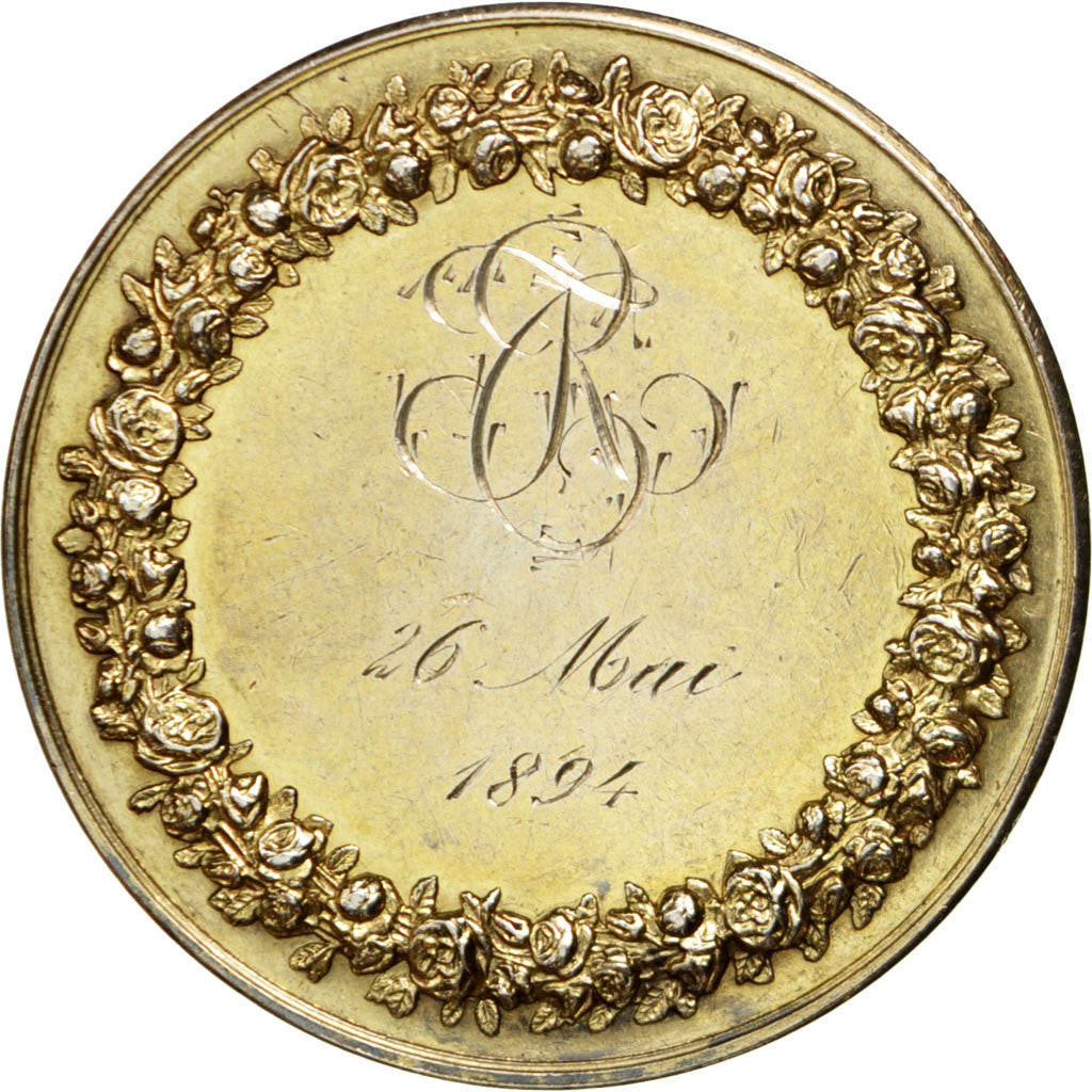 France, Medal, French Third Republic, Religions & beliefs, Petit, AU(55-58)