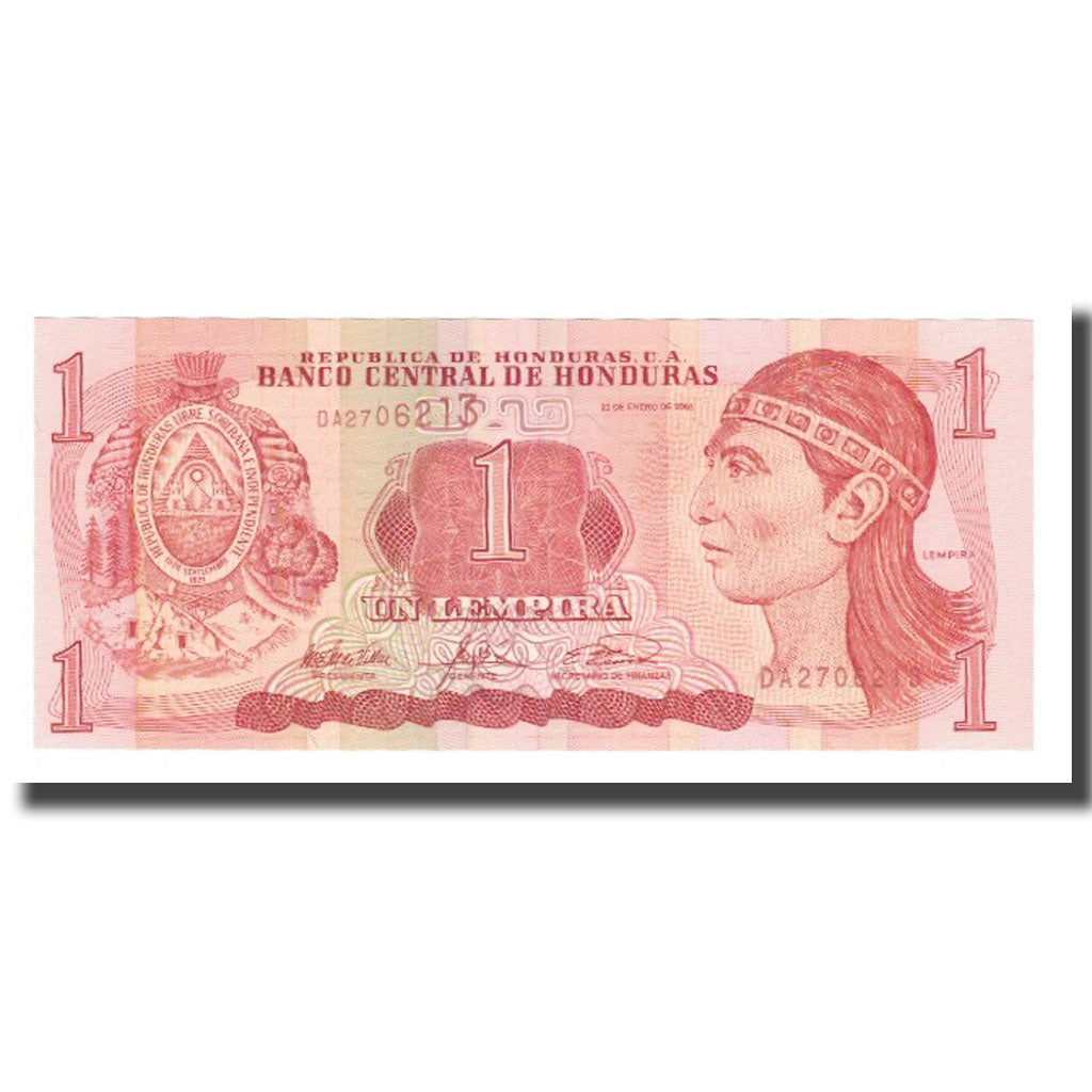 Biljet, Honduras, 1 Lempira, 2003, 2003-01-23, KM:84c, NIEUW