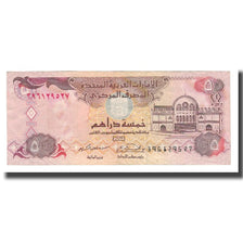 Banknote, United Arab Emirates, 5 Dirhams, Undated (1982), KM:7a, EF(40-45)