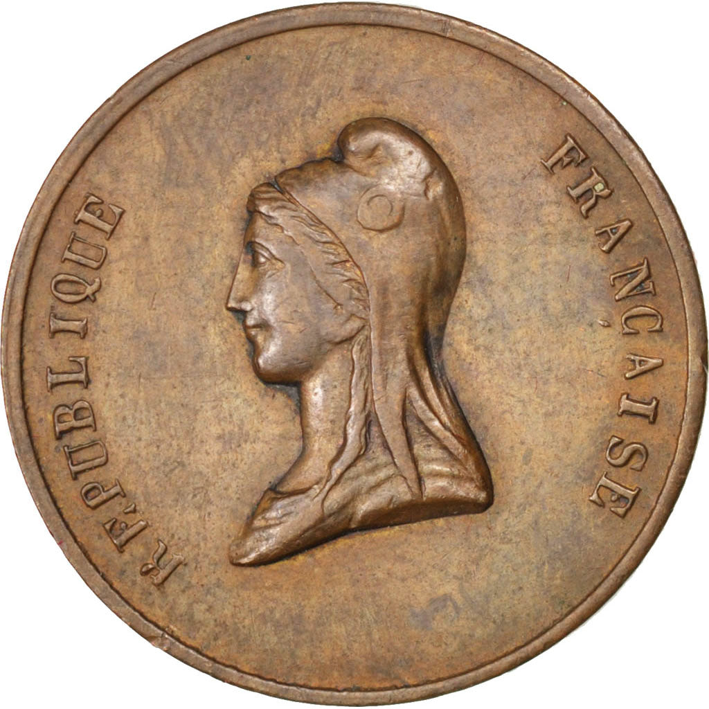 Frankrijk, Medal, French Second Republic, Politics, Society, War, ZF+, Koper