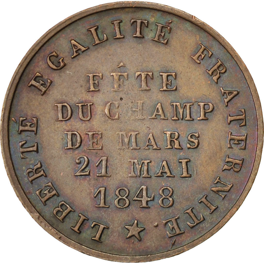 Frankrijk, Medal, French Second Republic, Politics, Society, War, ZF+, Koper