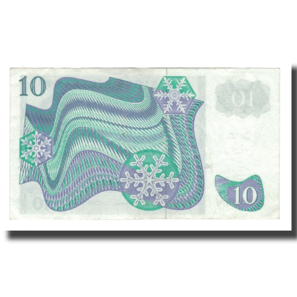 Banconote, Svezia, 10 Kronor, 1963-1990, 1975, KM:52c, SPL-