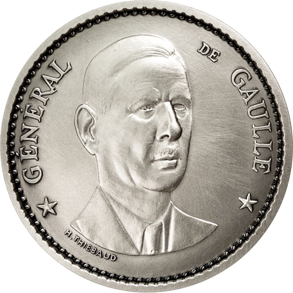Frankrijk, Medal, French Fifth Republic, History, Thiébaud, FDC, Bronze