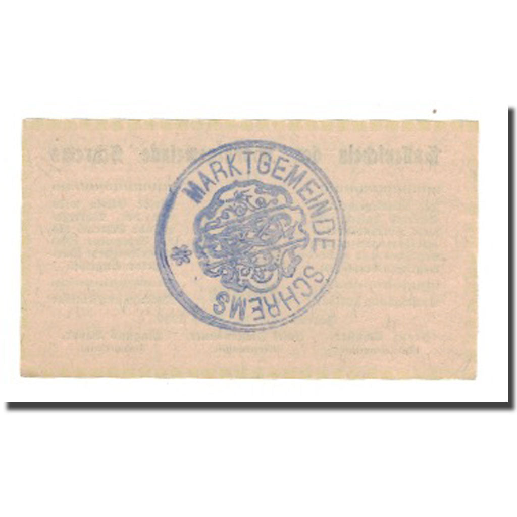 Banconote, Austria, Schrems, 20 Heller, N.D, 1920, 1920-09-15, FDS, Mehl:FS