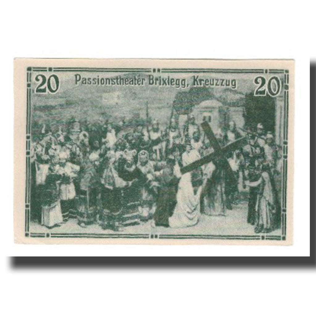 Geldschein, Österreich, Brixlegg, 20 Heller, paysage 1, 1920, 1920-10-31, UNZ